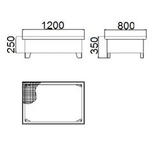 Wanna wychwytowa metalowa na 2 beczki 200L 120x80cm - Beczki - miniaturka - grafika 5