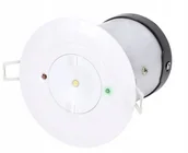 Lampy sufitowe - Bemko C91-TLR-3SO-AT2H-CNBOP Oprawa Awaryjna Toler Okrągła 3W IP20 2H - miniaturka - grafika 1