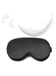 Jedwabna opaska maska na oczy Waya Silk - black - Akcesoria turystyczne - miniaturka - grafika 2