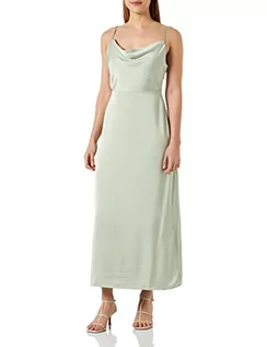 Sukienki - Vila Damska sukienka Viravenna Strap Ankle Dress-Noos, Desert Sage, 44 - grafika 1