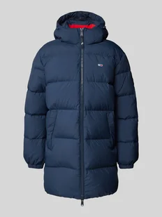 Parka pikowana z wyhaftowanym logo - Kurtki męskie - miniaturka - grafika 1