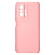 Etui i futerały do telefonów - Etui do Xiaomi 11T e 11T Pro silikonowe półsztywne miękkie w dotyku wykończenie różowe - miniaturka - grafika 1