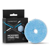 Akcesoria do mycia samochodu - FX PROTECT Microfiber Hybrid Pad - Heavy Cut - Mocno tnący pad polerski 80mm - miniaturka - grafika 1