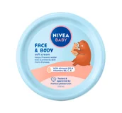 Balsamy i oliwki dla dzieci - Nivea Baby Delikatny Krem do twarzy i ciała 200 ml - miniaturka - grafika 1