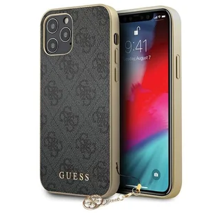 Guess 4G Charms Collection - Etui na iPhone 12 / iPhone 12 Pro szary GUHCP12MGF4GGR - Etui i futerały do telefonów Guess 4G Charms Collection - Etui na iPhone 12 / iPhone 12 Pro szary GUHCP12MGF4GGR - Etui i futerały do telefonów - miniaturka - grafika 10