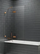 Parawany nawannowe - Parawan nawannowy New Trendy Avexa 100x150 cm 2-częściowy uchylny prawy miedź EXK-3809 - miniaturka - grafika 1