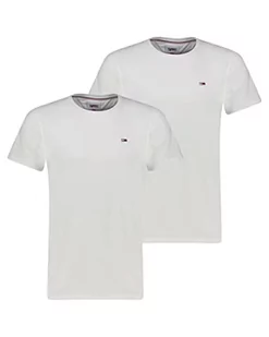 Tommy Jeans TJM Slim Fit męski T-shirt z krótkim rękawem, biały/biały, XL - Koszulki męskie - miniaturka - grafika 1