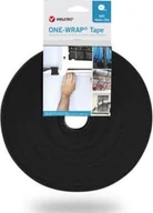 Taśmy klejące - VELCRO One Wrap o szerokości 10 mm, czarna, 25 m - miniaturka - grafika 1