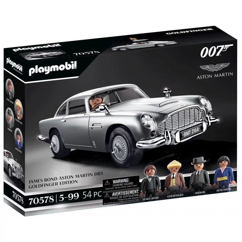 Playmobil James Bond Aston Martin DB5 Goldfinger Auto Samochód 70578