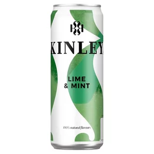 Kinley Lime & Mint Napój gazowany 250 ml - Napoje gazowane - miniaturka - grafika 1