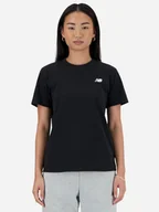 Koszulki i topy damskie - T-shirt damski bawełniany New Balance Sport Essentials Jersey WT41509 XS Czarny (197375385150). T-shirty damskie - miniaturka - grafika 1