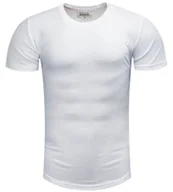 Koszulki męskie - Koszulka męska t-shirt gładki biały Recea - miniaturka - grafika 1