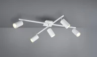 Lampy sufitowe - Trio Leuchten Spot sufitowy Marley, matowy biały, 5-punktowy - miniaturka - grafika 1