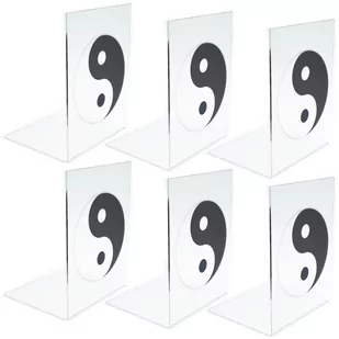 Podpórka do książki z plexi 2mm - Jing Jang 6 szt. - Podpórki do książek - miniaturka - grafika 1