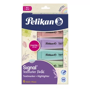 PELIKAN Zakreślacz Signal Pastel Mix 6szt 60078802 - Zakreślacze - miniaturka - grafika 2