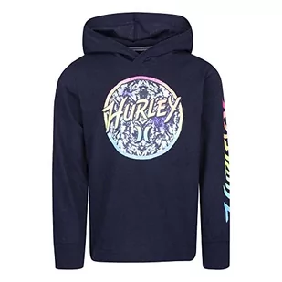 Hurley Graphic Hooded Pullover Bluza Dzieci - Bluzy dla dziewczynek - miniaturka - grafika 1