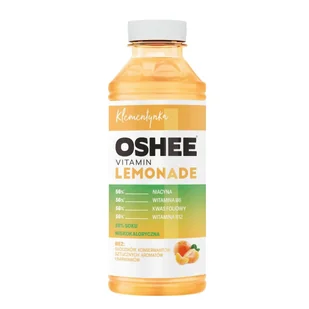 Oshee Vitamin Lemonade napój o smaku klementynki 555 ml - Napoje energetyczne i izotoniczne - miniaturka - grafika 1