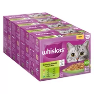 Mokra karma dla kotów - Pakiet Whiskas 1+ Adult, saszetki, 48 x 85 g - Pakiet mieszany w galarecie - miniaturka - grafika 1
