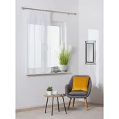 Firany - Firana z taśmą SOFIA 140 x 160 cm, kolor biały - miniaturka - grafika 1