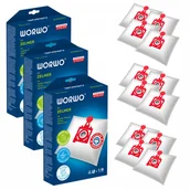 Filtry do odkurzaczy - Worki Do Odkurzacza Zelmer Jupiter Zvca300B 49.4200 Zmb03K 12Szt + 3X Filtr - miniaturka - grafika 1