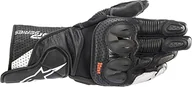 Rękawice motocyklowe - Alpinestars SP-2 V3 rękawice motocyklowe (czarne/białe, S) - miniaturka - grafika 1