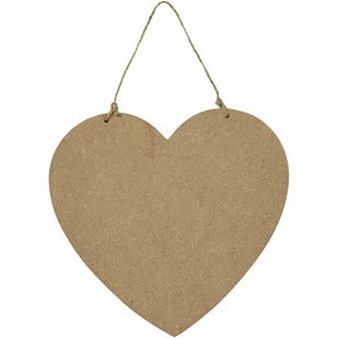 Serce z mdf zawieszka 18,5x19,5cm - Dekoratorstwo - miniaturka - grafika 1