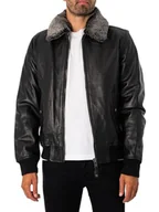 Kurtki męskie - Schott NYC Męska kurtka skórzana LC930D, czarny (Black 90), XL - miniaturka - grafika 1