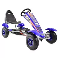 Jeździki dla dzieci - MEGA GOKART POMPOWANE KOŁA 5-12 lat, do 60 kg/8-3 F-8-3-NIEBIESKI - miniaturka - grafika 1