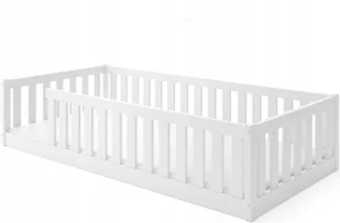 Łóżko dziecięce 200x120 drewniane z materacem Bella Sima montessori - Łóżeczka i kojce Łóżko dziecięce 200x120 drewniane z materacem Bella Sima montessori - Łóżeczka i kojce - miniaturka - grafika 1