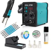 Lutownice - Lutownica 878D + KONTAKT IPA + CYNA+ KALAFONIA - miniaturka - grafika 1