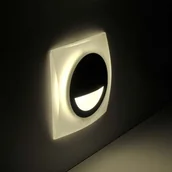 Lampy ogrodowe - Polux Lampa ogrodowa schodowa 3W neutralna barwa światła 313713 Q3 IP44 SANICO - miniaturka - grafika 1