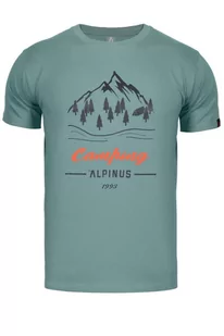 Koszulka męska T-shirt Alpinus Polaris miętowy - Koszulki sportowe męskie - miniaturka - grafika 1