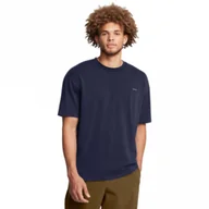 Koszulki sportowe męskie - Męski t-shirt z nadrukiem Under Armour UA M Hw Os Logo Wash Ss - granatowy - UNDER ARMOUR - miniaturka - grafika 1