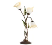 Lampy stojące - Lampa stołowa Miranda 3-punktowa, brązowa - miniaturka - grafika 1