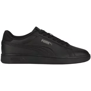 Buty Puma Smash 3.0 L Jr 392031 01 czarne - Buty dla dziewczynek - miniaturka - grafika 1