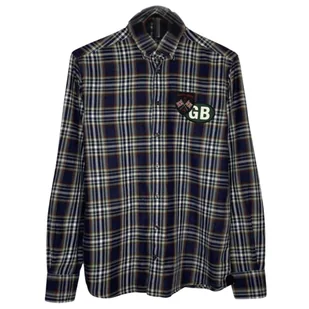 Koszula męska Hackett London Plaid Essential Logo bawełniana w kratkę-L - Koszule męskie - miniaturka - grafika 1