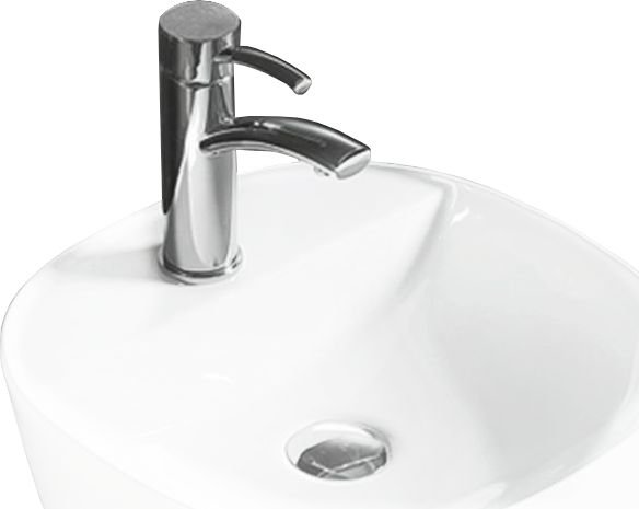 Umywalka Mexen Mexen Zita umywalka nablatowa 40 x 40 cm biała - 21874000