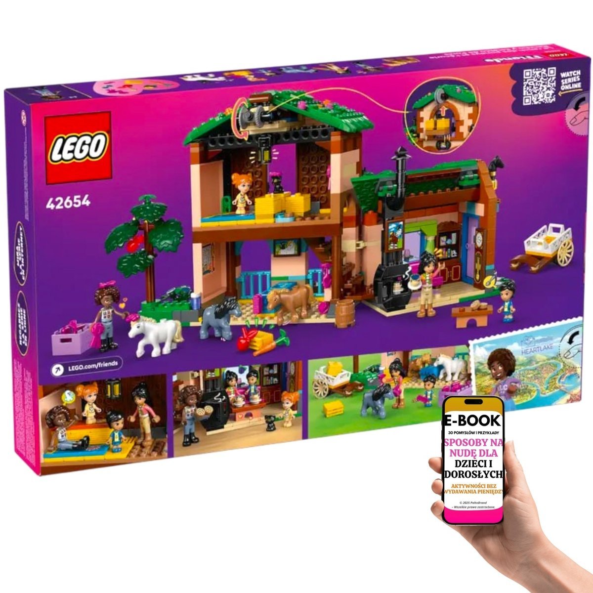 ZACHWYCAJĄCY PREZENT DLA MIŁOŚNIKÓW KUCYKÓW – LEGO® Friends Ranczo z Figurkami i Akcesoriami (42654) Świetny na Urodziny, Dzień Dziecka i Święta + E..