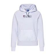 Bluzy sportowe damskie - Bluza sportowa damska Champion Sweatshirt HD z kapturem - miniaturka - grafika 1