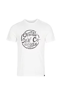 Koszulki męskie - O'Neill Męski T-shirt z krótkimi rękawami, podkoszulek (3 sztuki), 11010 śnieżnobiały, XS-S - grafika 1