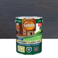Farby i impregnaty do drewna - Impregnat do drewna Classic Plus 4.5 l Ciemnoszary Sadolin 5904078217191 - miniaturka - grafika 1
