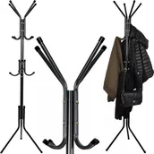 Wieszaki i stojaki - Ruhhy Czarny wieszak stojący na ubrania - miniaturka - grafika 1