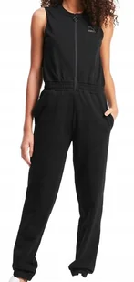 Kombinezon dresowy damski Puma Jumpsuit XS czarny - Dresy damskie - miniaturka - grafika 1