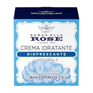 Kremy do twarzy - Acqua alle Rose, Odświeżający krem do twarzy z różową wodą destylowaną Damasceną i witaminą E, odpowiedni do skóry normalnej lub mieszanej, świeży, lekki żel do twarzy, nawilżający i rewitalizujący, - miniaturka - grafika 1