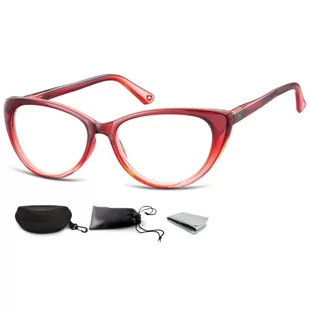 Plusy Okulary Do Czytania Kocie MR64B moc: +1 - Okulary korekcyjne, oprawki, szkła - miniaturka - grafika 1
