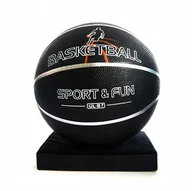 Piłki dla dzieci - Piłka do kosza Basketball czarny MIDEX RBKC725C Toys - miniaturka - grafika 1