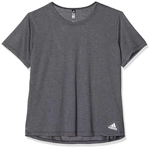 Adidas damska koszulka Perf Czarny Melanż XXS FJ7298 - Koszulki i topy damskie - miniaturka - grafika 1