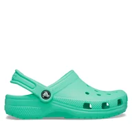 Buty dla chłopców - Klapki Crocs Classic Clog K 206991 Zielony - miniaturka - grafika 1