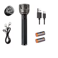 Latarki - Latarka Taktyczna Mocna Led NexTool 3600 lumenów - miniaturka - grafika 1