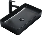 Umywalki - Umywalka Mexen Mexen Nadia umywalka nablatowa 60 x 35 cm czarna mat - 21616085 - miniaturka - grafika 1